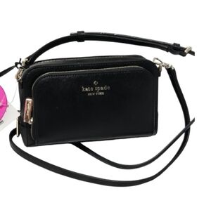 Kate Spade Staci Sleek Black Crossbody Bag Nwt